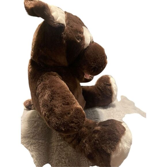 Build-A-Bear Kids Brown White Puppy Dog Plush Stuffed Animal - Picture 4 of 9